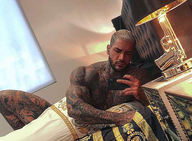 Recent photos reveal the true extent of his day-to-day decadence - including Versace bedsheets and a lamp fashioned from a gold-plated Beretta handgun worth more than $1800