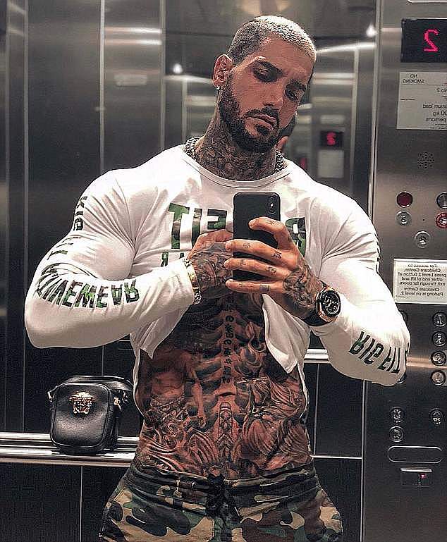 Among those, the social media star constantly inundates his followers with revealing photos that show the full extent of his elaborate body art 