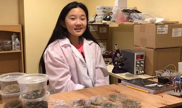 美12岁华裔天才少女研发机器人 立志拯救人类（图） - 1