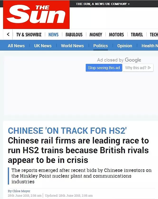 英国没钱，中国人将接管高铁，英国人兴奋叫好！（组图） - 5