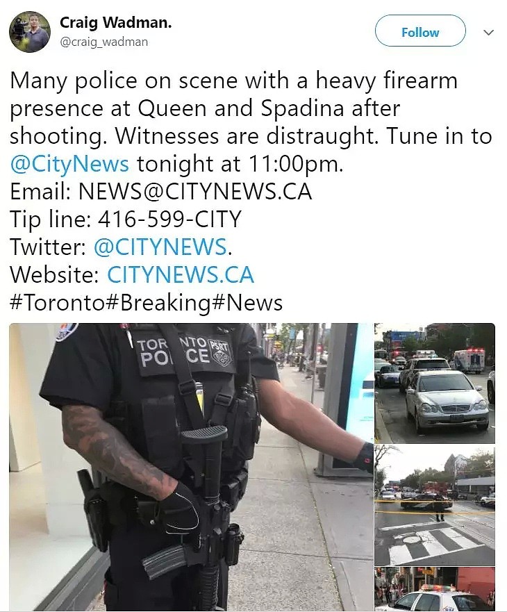 加拿大国庆日突发枪击事件，枪手驾车在多伦多闹市扫射人群！已造成2死1伤...（组图） - 4