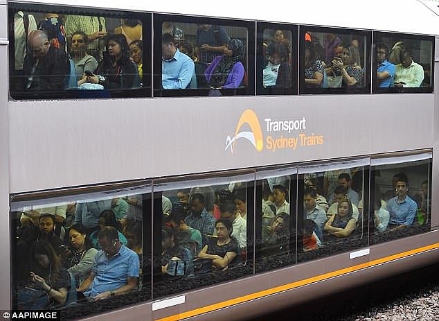 Sydney's double-decker trains are able to carry 20-30 per cent more passengers than normal