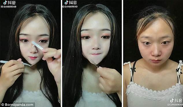 A woman gave herself elf-like features and a pointy chin with incredible make-up and sculpting talents