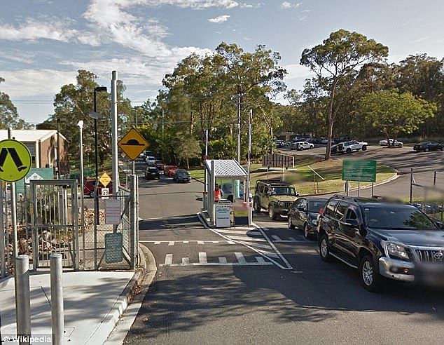A 60-year-old Australian Defence Force employee was allegedly assaulted at Enoggera barracks car park (pictured) in Brisbane's north-west on Tuesday