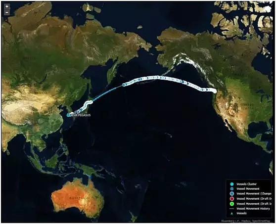与时间赛跑！一艘美国大豆货船正奔向中国（组图） - 1