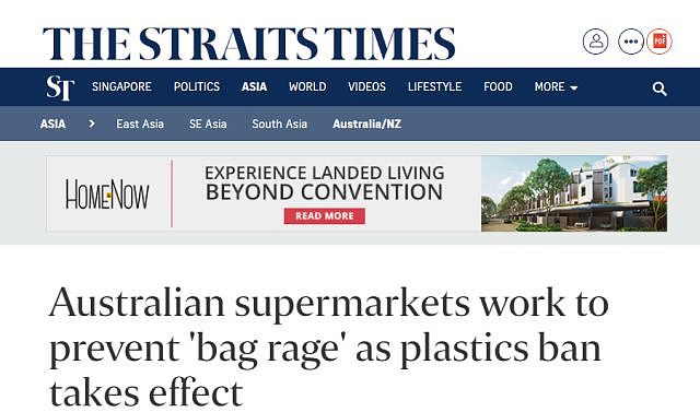 目瞪口呆！半个月来，为抵制超市“禁塑令”，这些澳人真是什么都敢做！“塑料袋啊！”（组图） - 1