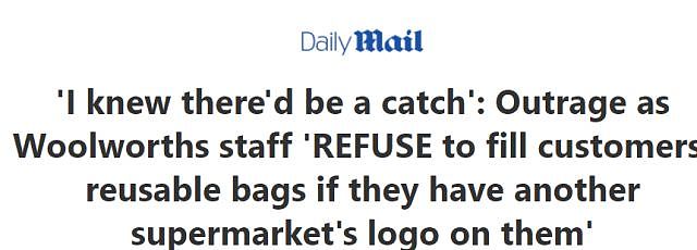 目瞪口呆！半个月来，为抵制超市“禁塑令”，这些澳人真是什么都敢做！“塑料袋啊！”（组图） - 15
