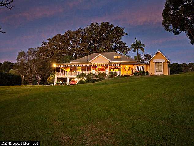 Pricey: The 56-acre estate - called 'Coorabella' - was listed for a cool $5,995,000 - $6,495,000