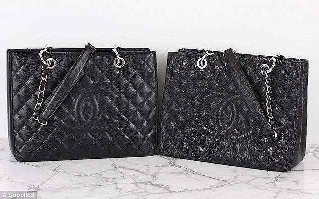 Can you tell which of these bags is an authentic Chanel Grand Shopping Tote bag which retails for $5,000 and which is a $170 copy that was bought on Gumtree?