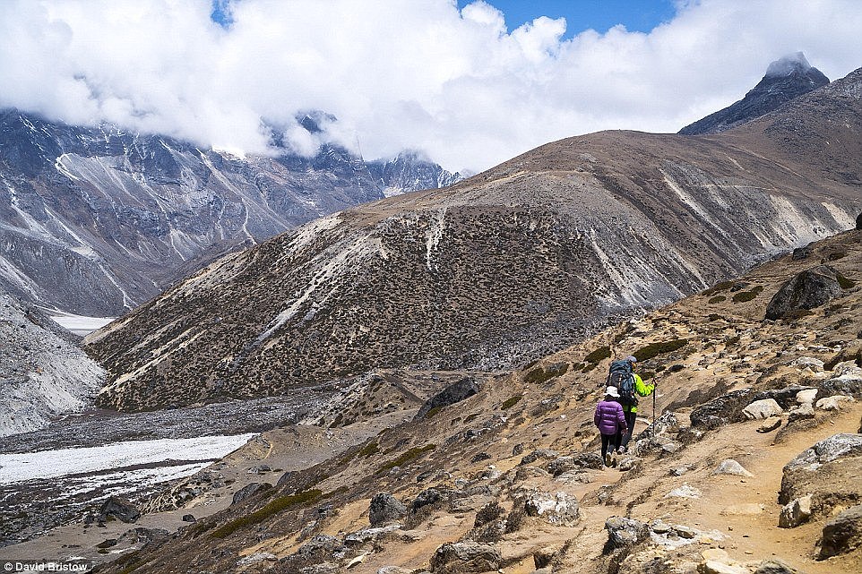 The home schooled adventurer (pictured) was not fussed at the excitement other hikers had for her success because she just thought it was 'another really beautiful walk' 