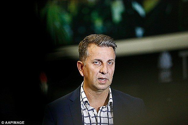 Don't lose concentration at any point, hold your little ones' hands as tight as you can,'transport minister Andrew Constance (pictured) warned parents