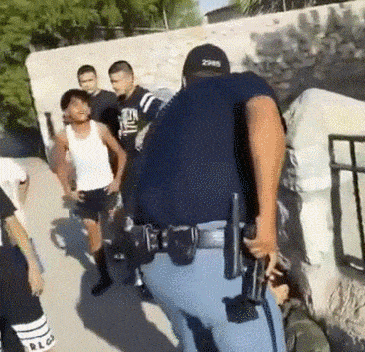 美国警察拔枪指向儿童，吓得众人纷纷后退，但这次网民却支持警察（组图/视频） - 3
