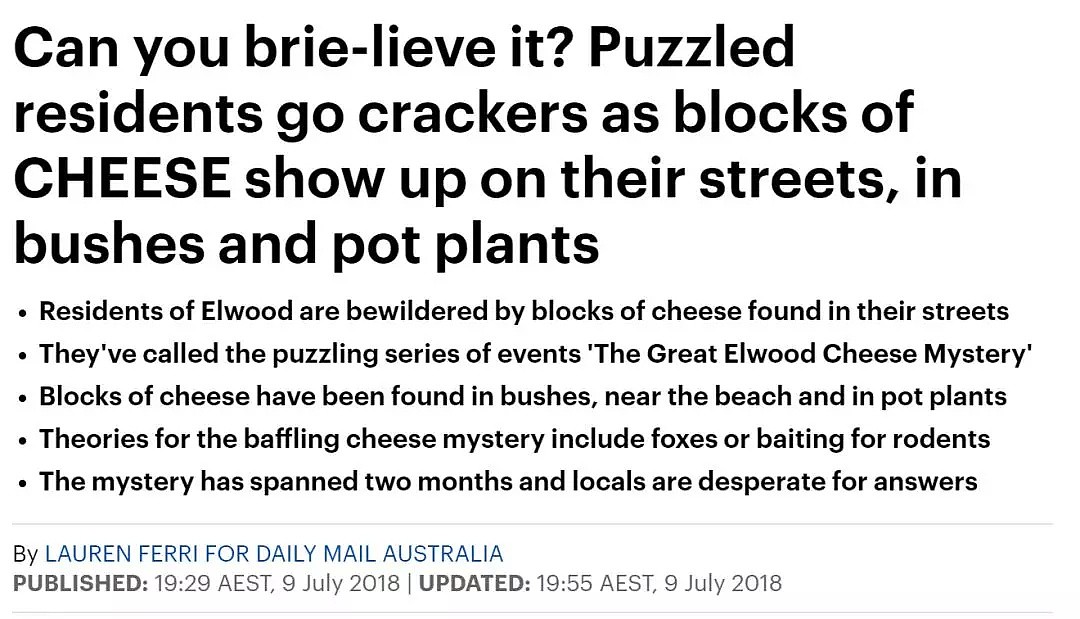 天空下起奶酪雨？澳居民区的人都懵逼了…一夜之间，院子里、路边、沙滩，到处都是奶酪！（组图） - 1