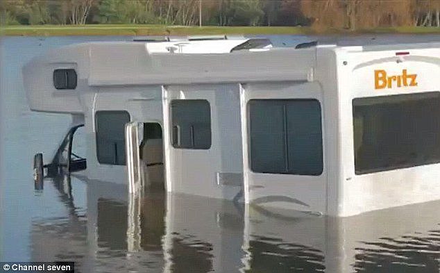 An Australian family of six drove their campervan into Masterton's Henley Lake, north of Wellington