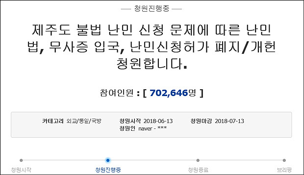 韩国为难民吵翻天70万人请愿：欧洲有前殖民地包袱，我们没道德义务（组图） - 2
