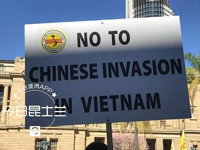 布里斯班市中心越南社区爆反华示威！抵制中国“入侵”，反对中企投资（视频/组图） - 5