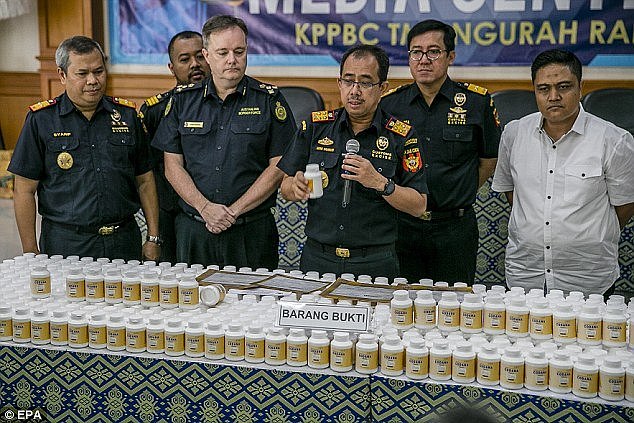 Director-General of Indonesian Customs, Heru Pambudi said the intercepted parcel contained six packages with a total weight of 138kg.