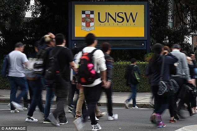Foreign students gaming Australia's immigration system by switching  types to remain in the country are pushing wages down and driving housing costs up (stock image)