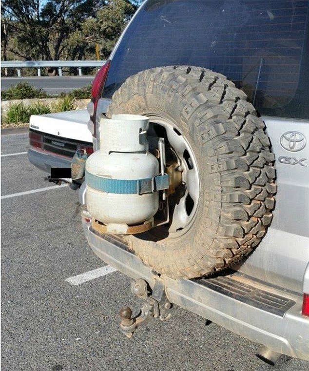 The Toyota 4WD was defected by the traffic police and will need to pass an inspection