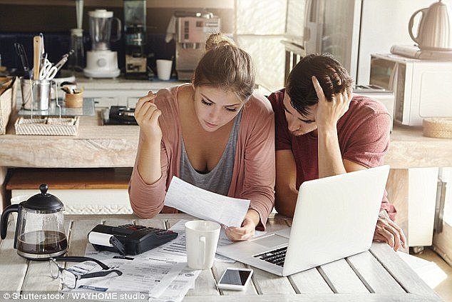 Financial stress has a differing burden on men and women in their everyday lives (stock image)