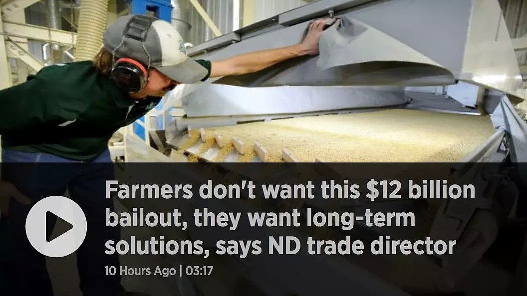 美国农民拒绝特朗普贸易战补贴：我们不要钱！要市场！（组图） - 2