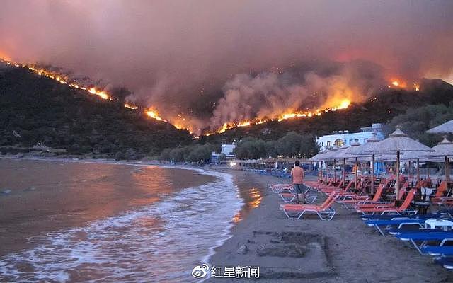 希腊夺命山火：一家26人在距海边不到30米处相拥而亡