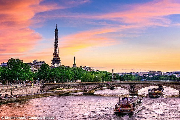 The French capital Paris, which has been named as the most romantic place on earth