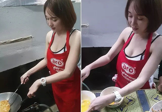 泰国美女菜场卖猪肉 因火热身材在网上一夜爆红（组图） - 4
