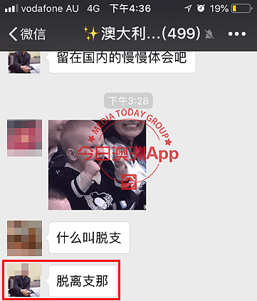 “脱离支.那！”澳华人微信群内公然辱华被声讨！网友：“我台湾来的都看不下去！”（组图） - 4