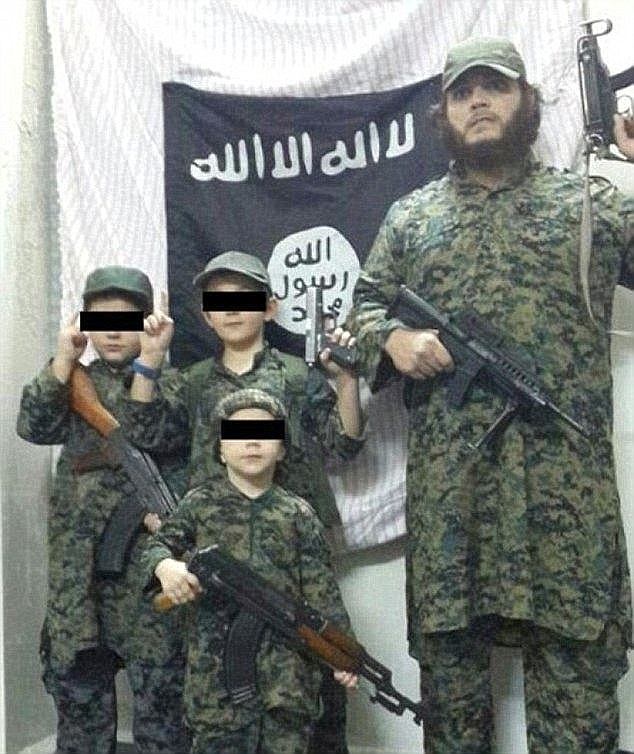 The only other Australian to be stripped of their  for joining Islamic State is believed to be notorious terrorist Khaled Sharrouf (pictured), who was killed in Iraq