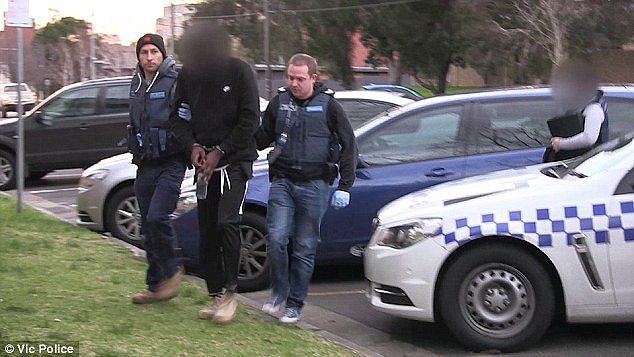 The multiple arrests were in relation to a recent crime spree of alleged armed robberies and carjackings in Melbourne's southeastern suburbs