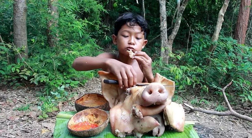 中国人爱吃猪头猪脑，看得歪果仁三观尽毁，然而中国吃货现在帮不了美国猪蹄了...（组图） - 16