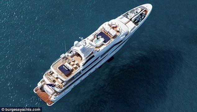 James Packer's luxury yacht EJI (pictured) come an asking price of $42 million Euros ($65.7 million Australia dollars)