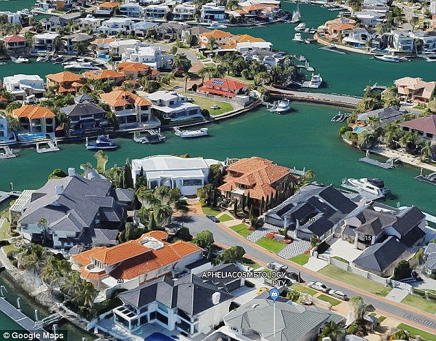 As the Wenzels commenced work knocking down the fence, the Fishers took the matter to court, and while it was dismissed one week on, the drama continued (properties pictured)Â 