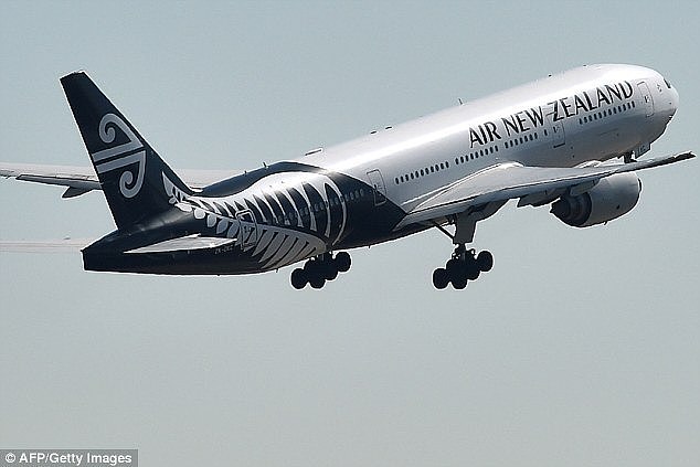 Air New Zealand Flight NZ101 took off at 7.20am but turned back a short time later (stock image)