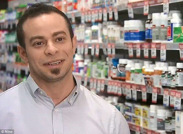 The pharmacy owner, Ahmed Ashour, was in high spirits sayingÂ he found the attempted robbery laughable, watching CCTV footage as the pair continued to botch the operation