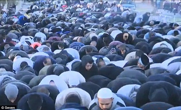More than 30,000 people attended Lakemba Mosque in Sydney, to conduct a special 'rain prayer' during the annual Eid celebration