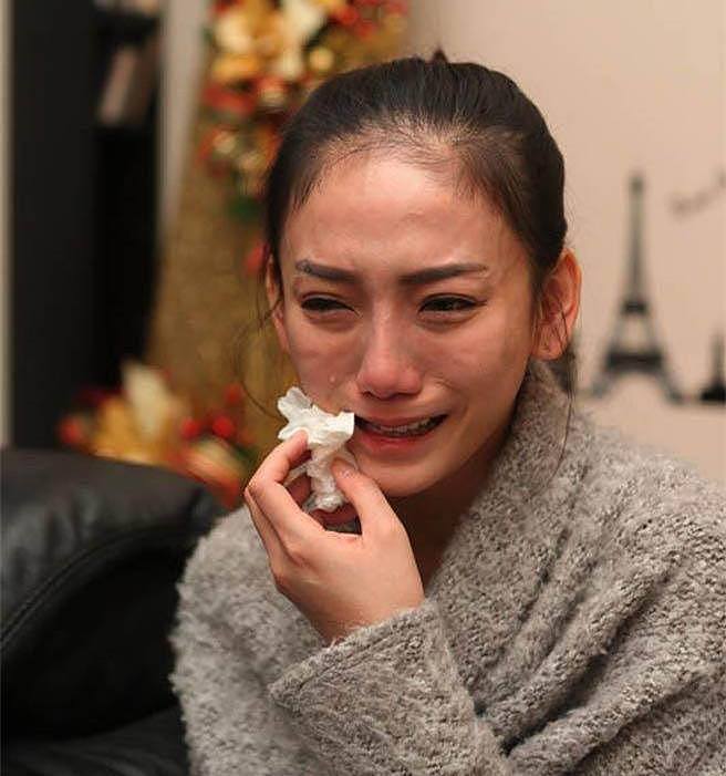 刘乔安声泪俱下。（图片来源；台湾“中时电子报”）