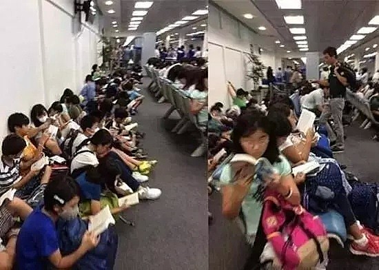 洛杉矶机场外的中国学生vs日本学生，这两张图刷屏了！（组图） - 4