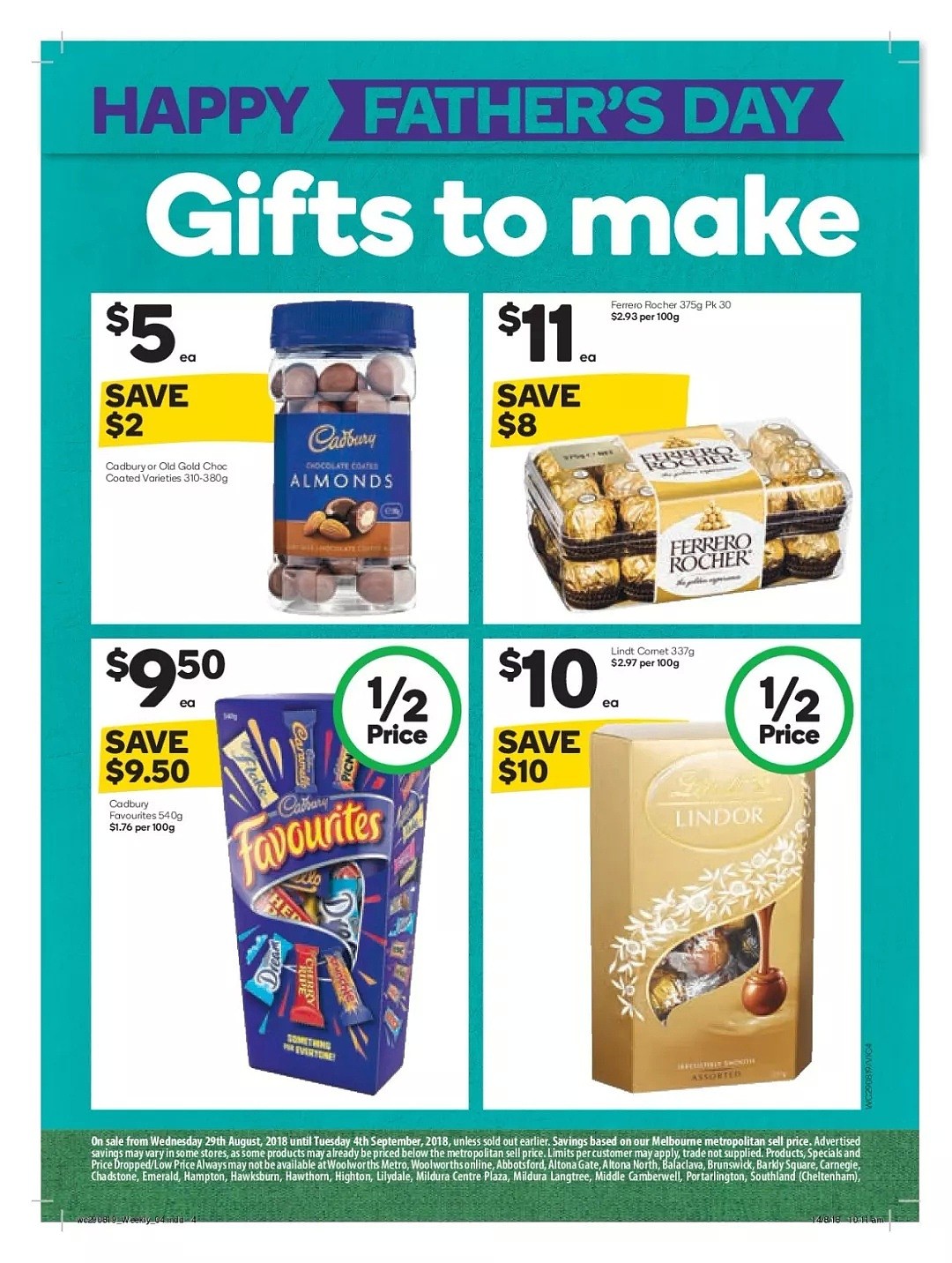 看过来！Woolworths 8月29日-9月4日折扣统统在这里 ！春卷、披萨、煎饺都半价（组图） - 4