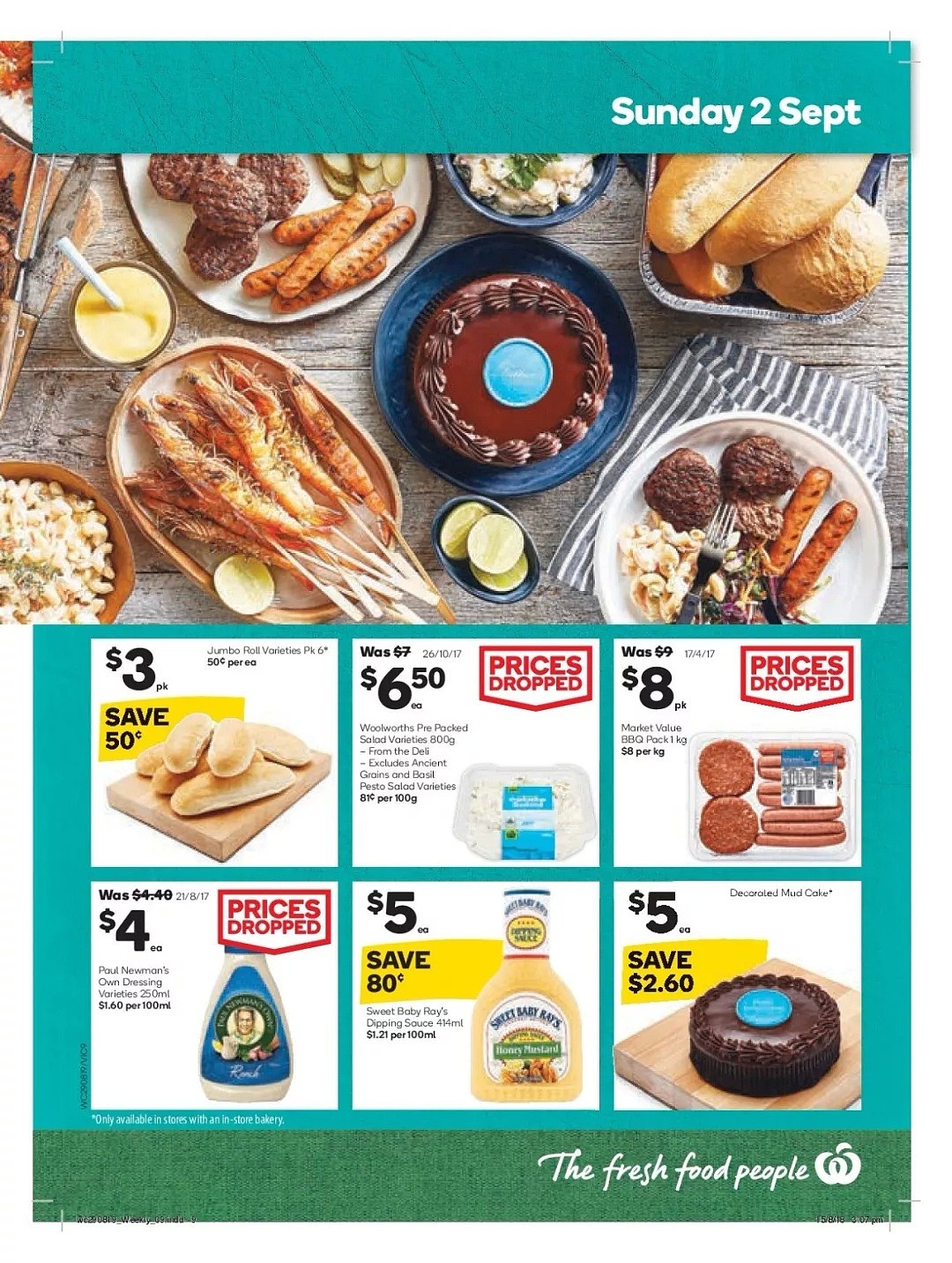 看过来！Woolworths 8月29日-9月4日折扣统统在这里 ！春卷、披萨、煎饺都半价（组图） - 9