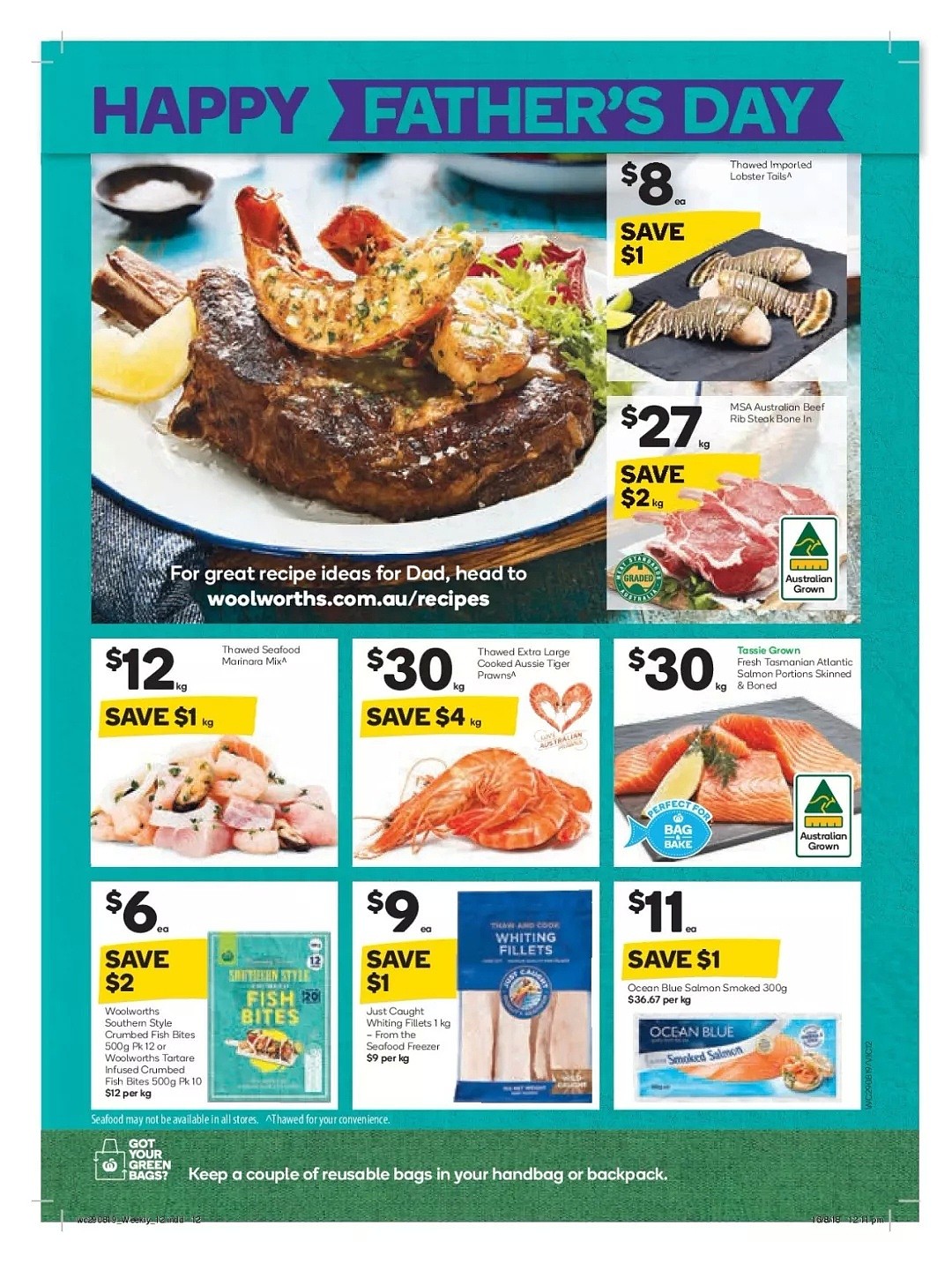 看过来！Woolworths 8月29日-9月4日折扣统统在这里 ！春卷、披萨、煎饺都半价（组图） - 12