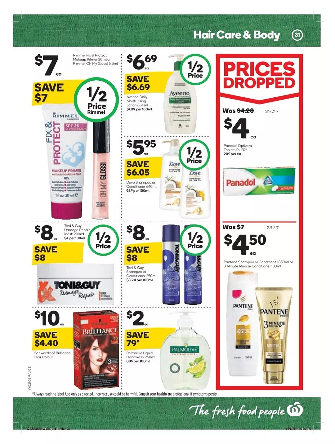 看过来！Woolworths 8月29日-9月4日折扣统统在这里 ！春卷、披萨、煎饺都半价（组图） - 31