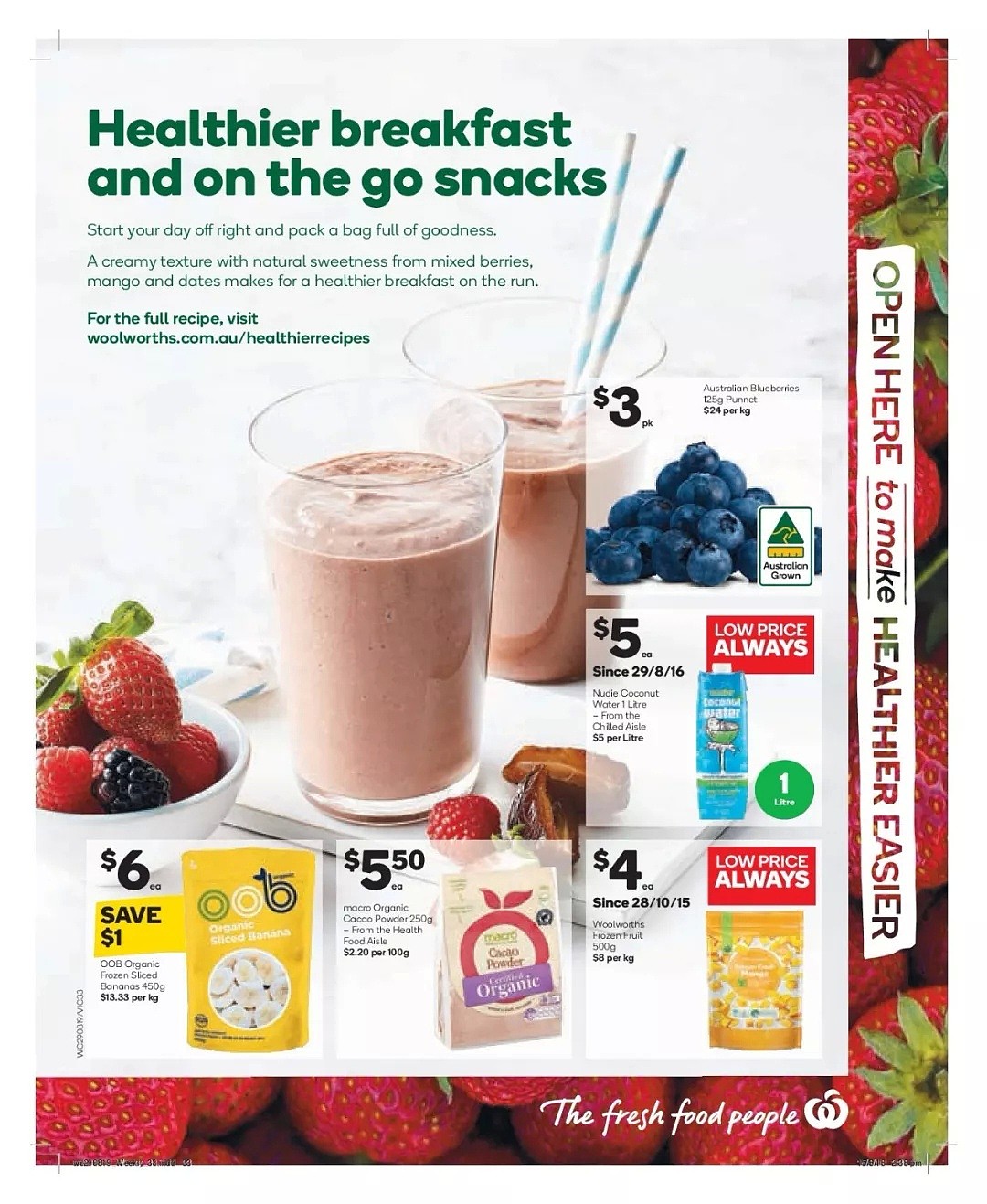 看过来！Woolworths 8月29日-9月4日折扣统统在这里 ！春卷、披萨、煎饺都半价（组图） - 33