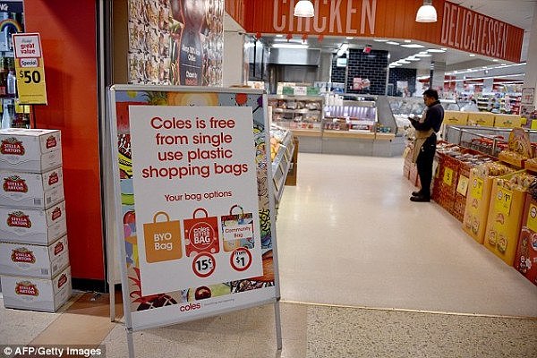 Coles又变卦了！从今天起，超市将对顾客收取15c塑料袋的钱！记得带好袋子去购物吧...(组图） - 2
