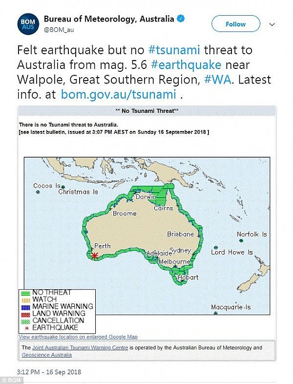 刚刚！澳洲突发5.6级地震！居民倍感惊恐：“我的床都在抖动！”当局发布地震警报（组图） - 2