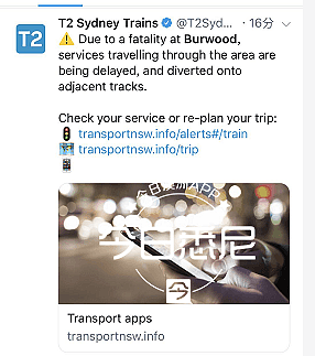 悉尼Burwood火车站昨晚发生死亡事故，网友曝称卧轨（组图） - 3