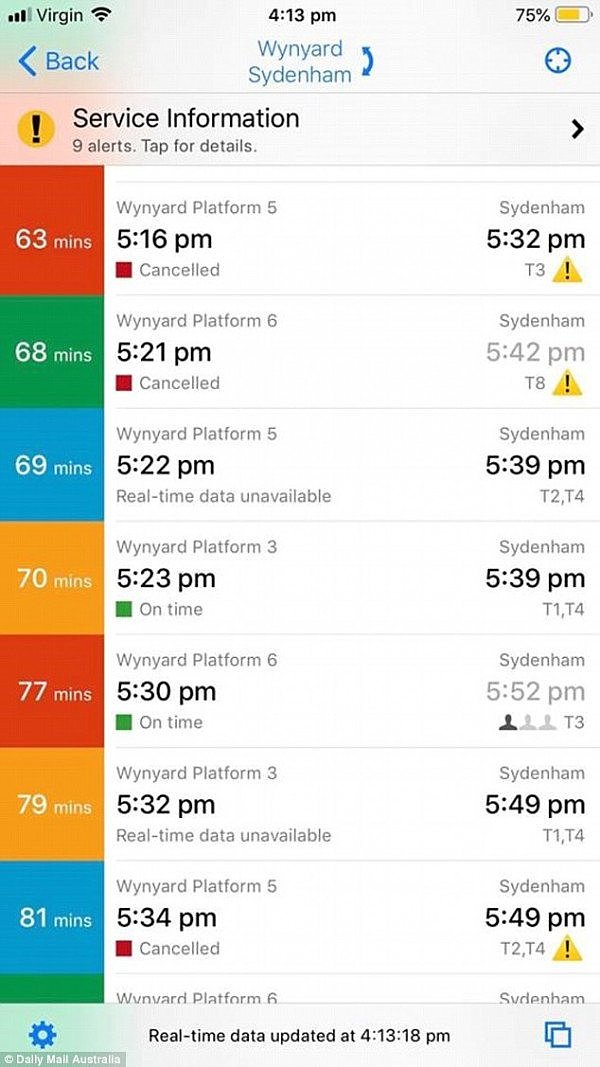 以为可以下班回家？悉尼城铁混乱加剧！晚高峰车站被堵爆！病假员工多达112人（组图） - 5