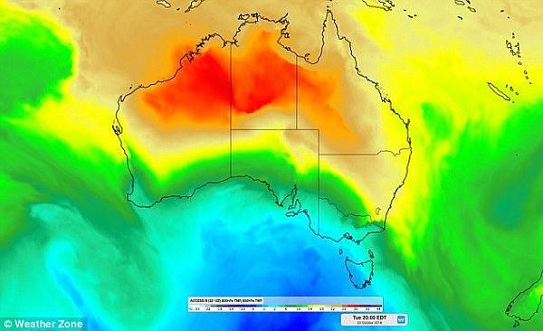 澳洲民众将迎冰火两重天！北部气温突破40度大关 南部多地遭寒流侵袭 - 3