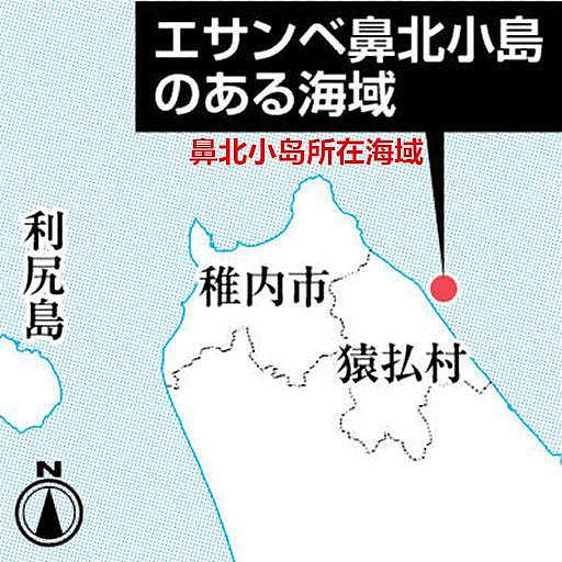 北海道一座无人岛凭空消失 日媒：领海缩小了（图） - 1